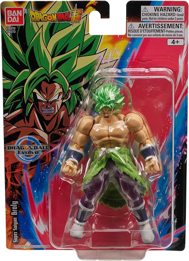 Bandai Namco - Dragon Ball Super - Super Saiyan Broly, Dragon Ball Evolve 5" Action Figure