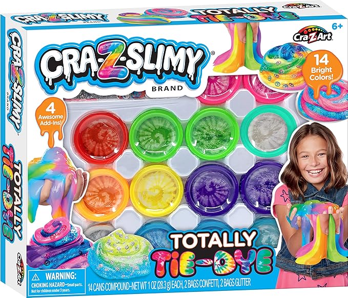 Cra-Z-Slimy Totally Tie Dye Premade Slime Kit