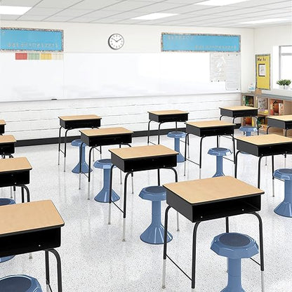 ECR4Kids ACE Active Core Engagement Wobble Stool, 18-Inch Seat Height, Flexible Seating, Powder Blue