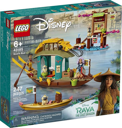 LEGO Disney Boun’s Boat 43185 Building Kit; an Imaginative Toy Building Kit; Best for Kids Who Like Exploring The World and Adventuring with Strong Disney Characters, New 2021 (247 Pieces)