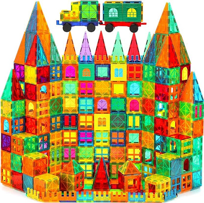 Mangetic Tiles, 100PCS Magnet Building Toys, Magnetic Building Set for Kids, Stacking Blocks, Perfect STEM Toys Gift for Boys and Girls