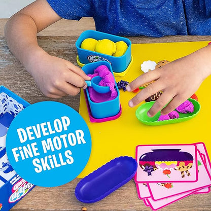 Educational Insights Playfoam Sand Ice Cream Sundae Set, Play Sand, Sensory Toy, Gift for Kids Ages 3+