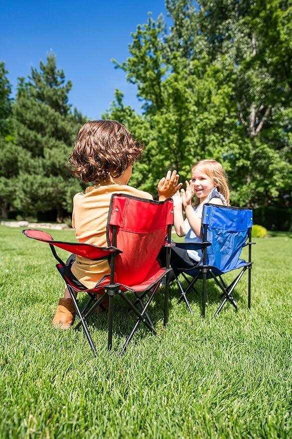 Pacific Play Tents Sapphire Blue Kids Super Folding Chair (56132)