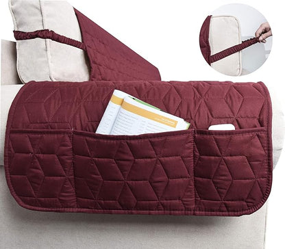 Ameritex Couch Sofa Slipcover 100% Waterproof Nonslip Quilted Furniture Protector Slipcover for Dogs, Children, Pets Sofa Slipcover Machine Washable (Burgundy, 78'')