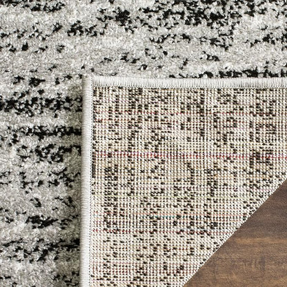 SAFAVIEH Adirondack Collection Accent Rug - 3' x 5', Ivory & Silver, Modern Abstract Design, Non-Shedding & Easy Care, Ideal for High Traffic Areas in Entryway, Living Room, Bedroom (ADR117B)