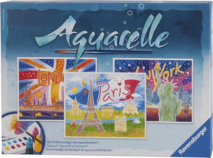 Ravensburger Aquarelle World Cities Arts and Crafts Kit