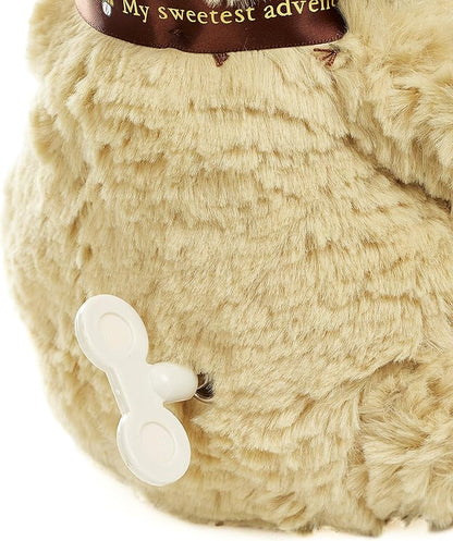 KIDS PREFERRED Disney Baby Classic Pooh Waggy - Musical Plush Stuffed Animal, 13 Inches , Brown