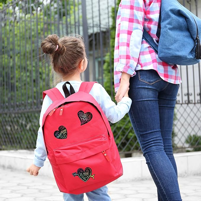 JOYIN Valentines Day Gift Cards in Heart Shape Scratch Sticker Roll, Art and Craft for Kids Party Favor, Classroom Exchange Prizes, Valentine’s Greeting Cards