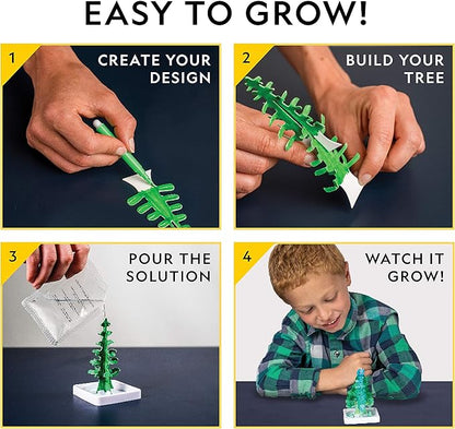 NATIONAL GEOGRAPHIC Craft Kits for Kids - Crystal Growing Kit - Grow a Crystal Garden in Just 6 Hours, Educational Craft Art Project, STEM Crafts for Girls Ages 8 9 10 11 & 12 (Amazon Exclusive)