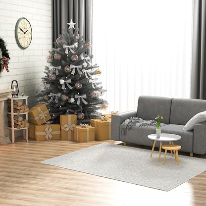 Clear Christmas Ornaments,Pack of 10 Individual 80mm Clear Plastic Ornaments for Crafts by S SEEKINGTAG