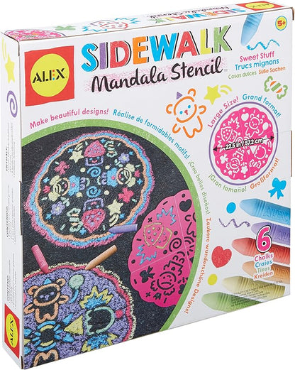 Alex Art Sidewalk Mandala Sweet Stuff, Multicolor