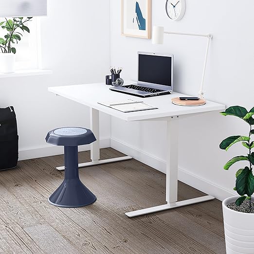 ECR4Kids ACE Active Core Engagement Wobble Stool, 18-Inch Seat Height, Flexible Seating, Navy