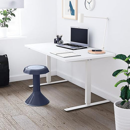 ECR4Kids ACE Active Core Engagement Wobble Stool, 18-Inch Seat Height, Flexible Seating, Navy