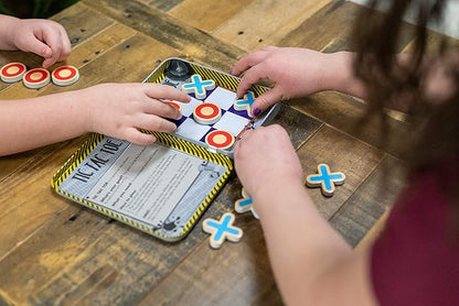 Bendon TS Shure Tic-Tac-Toe Games Mini Magnetic Activity Tin with Illustrated Foam Magnets 50437