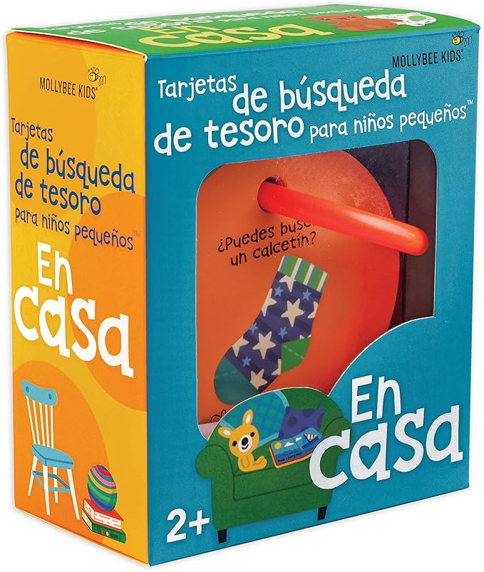 MOLLYBEE KIDS Toddler Scavenger Hunt Cards at Home (Spanish Edition) Tarjetas de busqueda de Tesoro para ninos pequenos En Casa