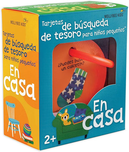 MOLLYBEE KIDS Toddler Scavenger Hunt Cards at Home (Spanish Edition) Tarjetas de busqueda de Tesoro para ninos pequenos En Casa