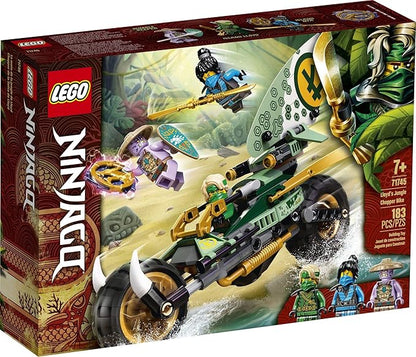 LEGO NINJAGO Lloyd’s Jungle Chopper Bike 71745 Building Kit; Ninja Bike Toy Featuring NINJAGO Lloyd and NYA Minifigures, New 2021 (183 Pieces); Top Toy for Kids Who Love Action-Packed Creative Play