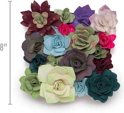 Craft Crush — Felt Succulents Craft Kit — Display Kit — Fun & Easy — Ages 13+, Small
