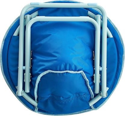 Nickelodeon Blues Clues Toddler 19” Folding Saucer Chair with Cushion, Ages 3+, Polyester