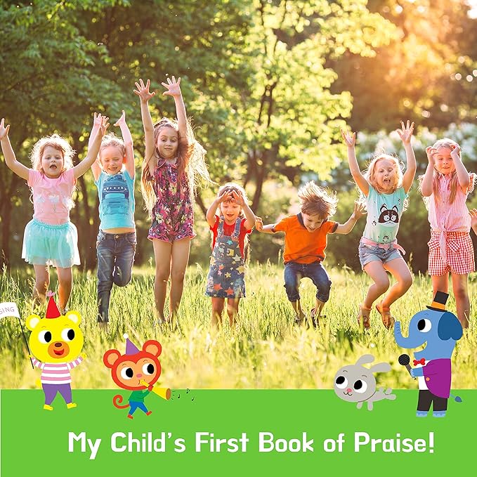 Dance with Jesus Christian Sound Books for Kids - 6 Bible Songs for Toddlers – Christian Gifts for Kids - Baby Bible for Baptism, Christening, Dedication Gifts, Sunday School, Preschool Homeschool