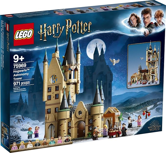 LEGO Harry Potter Hogwarts Astronomy Tower 75969 Building Toy Set for Kids, Boys, and Girls Ages 9+ (971 Pieces)