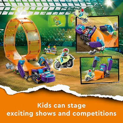 LEGO City Stuntz Smashing Chimpanzee Stunt Loop 60338 Building Toy Set for Boys, Girls, and Kids Ages 7+ (226 Pieces)