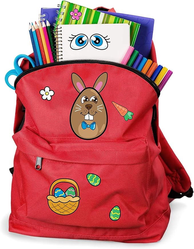 JOYIN 24 PCS Easter Stickers Mix and Match Make a Face Animal Stickers with Easter Egg Themed Pig, Bunny, Chicken, Cow, Sheep, Duck Party Favor Supplies, Art and Craft