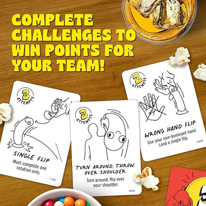 Big Potato Chicken vs Hotdog: The Ultimate Challenge Party Game for Flipping-Fun Families, Board Game for Game Nights