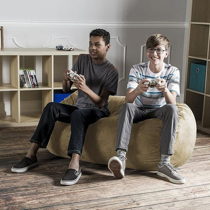 Jaxx Sofa Saxx Bean Bag Lounger, 4-Feet, Camel