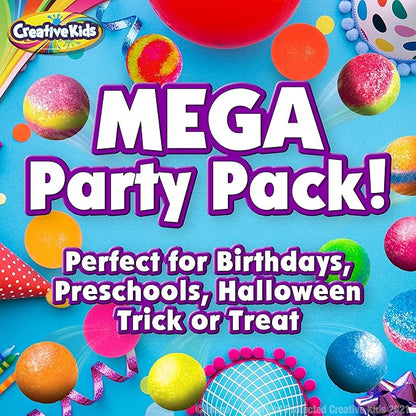 Creative Kids Make Your Own Bouncy Ball Kit - 12 Individual Packs - DIY Science Party Favors & Goody Bag Stuffers - Bulk Craft Bouncy Ball Making Kit - Ideal Valentines Gifts for Classroom