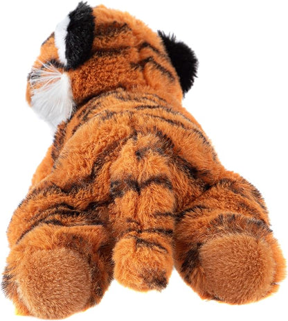 Wild Republic EcoKins Mini Tiger Stuffed Animal 8 inch, Eco Friendly Gifts for Kids, Plush Toy, Handcrafted Using 7 Recycled Plastic Water Bottles