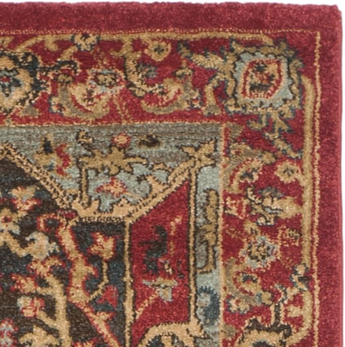 SAFAVIEH Mahal Collection Runner Rug - 2'2" x 6', Red & Red, Traditional Oriental Design, Non-Shedding & Easy Care, Ideal for High Traffic Areas in Living Room, Bedroom (MAH625D)