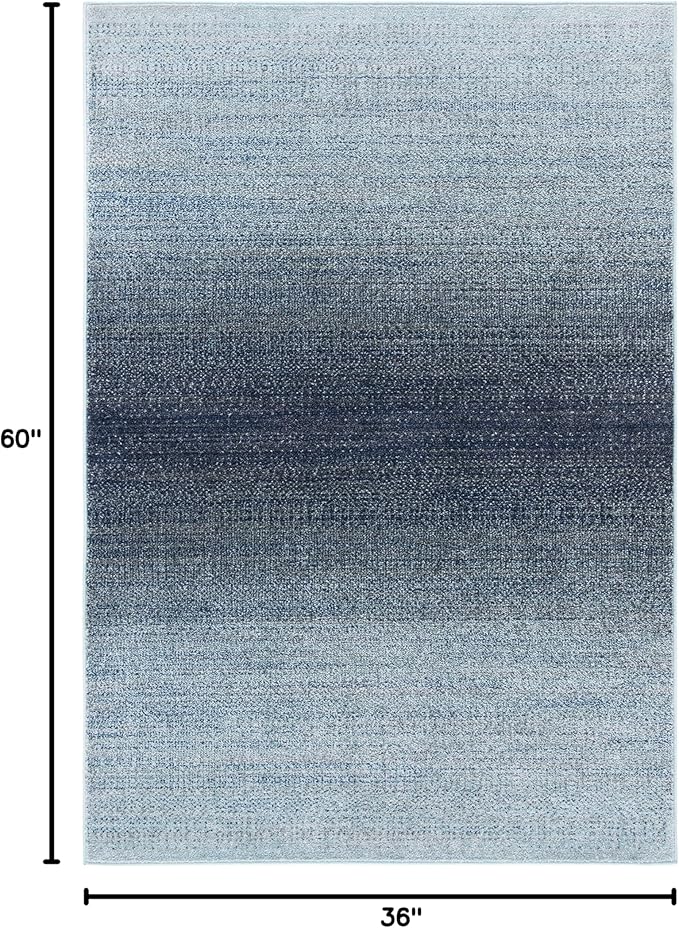 SAFAVIEH Adirondack Collection Accent Rug - 3' x 5', Purple & Grey, Modern Ombre Design, Non-Shedding & Easy Care, Ideal for High Traffic Areas in Entryway, Living Room, Bedroom (ADR142V)