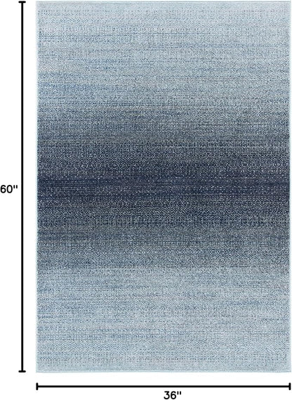 SAFAVIEH Adirondack Collection Accent Rug - 3' x 5', Purple & Grey, Modern Ombre Design, Non-Shedding & Easy Care, Ideal for High Traffic Areas in Entryway, Living Room, Bedroom (ADR142V)