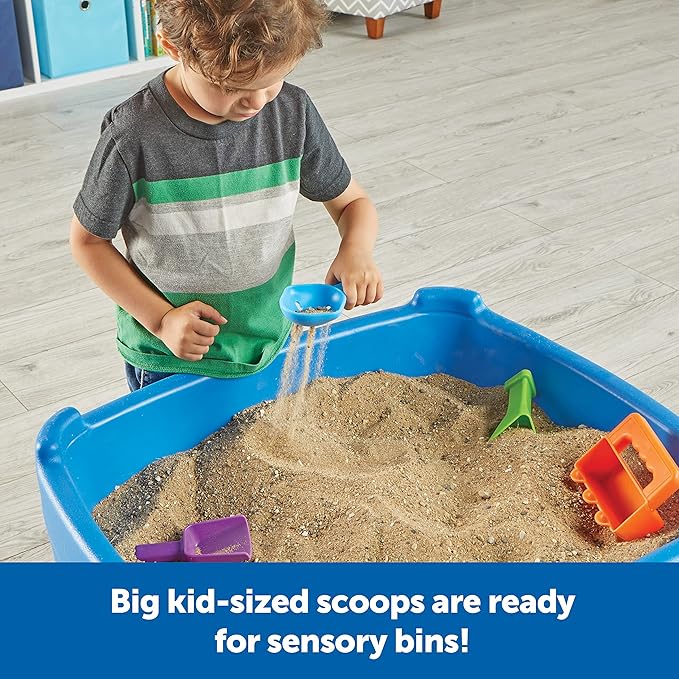 Learning Resources Helping Hands Sensory Scoops, Fine Motor Skills, Sensory Toys for Children, Sensory Toys for Toddlers, Kids Easter Basket Stuffers , Ages 3+,4 Pieces