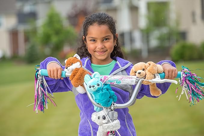 Wild Republic Huggers, Black Bear Plush Toy, Slap Bracelet, Stuffed Animal, Kids Toys, 8 inches