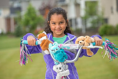 Wild Republic Huggers, Black Bear Plush Toy, Slap Bracelet, Stuffed Animal, Kids Toys, 8 inches