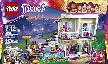LEGO Friends Livi's Pop Star House Building Kit (597 Piece)