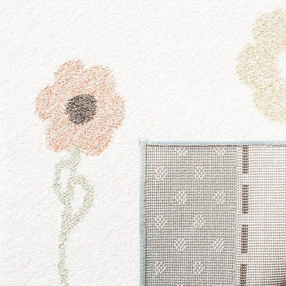 SAFAVIEH Carousel Kids Collection Runner Rug - 2'3" x 12', Ivory, Animal Design, Non-Shedding & Easy Care, Ideal for High Traffic Areas for Boys & Girls in Playroom, Nursery, Bedroom (CRK120A)