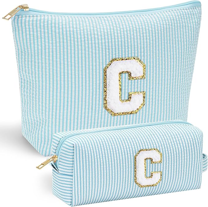 YOOLIFE Gifts for Girls, Teenage Gifts Idea, Sweet Girls Gift, 7 8 9 10 11 12 13 14 15 16 Year Old Girl | Birthday GiftsPersonalized Gift for Girls, Initial Makeup Bag Christmas Gifts for Girl C