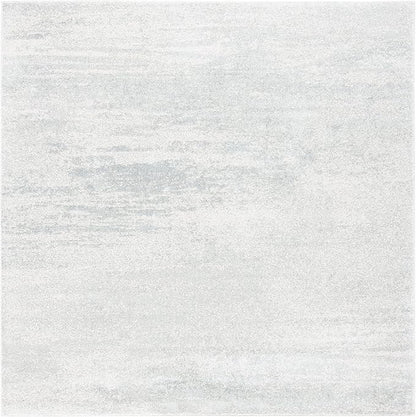 SAFAVIEH Evoke Collection 6'7" Square Ivory / Sage EVK272B Modern Abstract Non-Shedding Living Room Bedroom Dining Home Office Area Rug