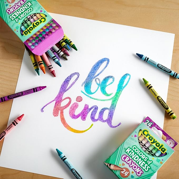 Crayola® Colors of Kindness Crayons, Assorted Colors, Box Of 24 Crayons