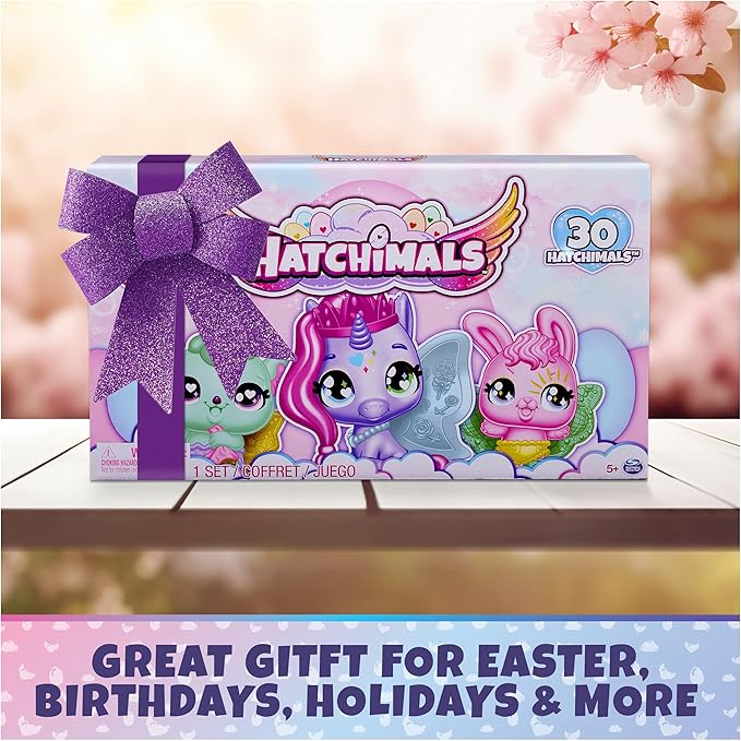 Hatchimals Alive CollEGGtibles 30 Egg Mystery Value Pack - Mini Figures Ultimate Cracking Set: Who Will You Hatch - 30 Unique Figures, Party Favors, Stocking Stuffers Pack (Age 3+)