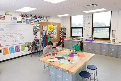 Tru-Ray Heavyweight Construction Paper, Cool Assorted Colors, 12" x 18", 50 Sheets (102943)