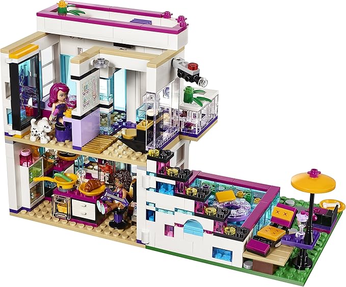 LEGO Friends Livi's Pop Star House Building Kit (597 Piece)