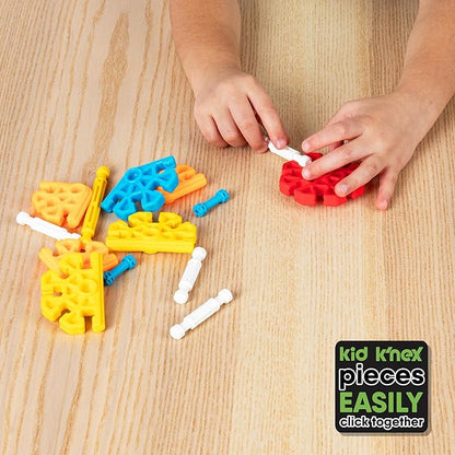 KID K'NEX - Budding Builders Set ‚ 100 Pieces, Preschool STEM Building, Kid Construction Set, Creative Play ‚ Ages 3+
