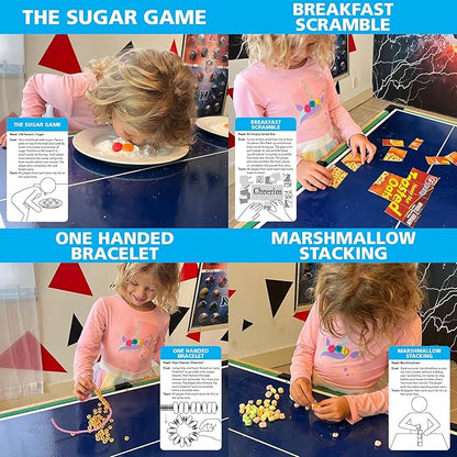 Funwares Minute of Fun Game - Minute to Win It Games for Kids, Adults, Teens, Families, Game Night, Gift for Home, Birthdays, or Travel. 2-12 Players! Home Edition, 218 Challenges!