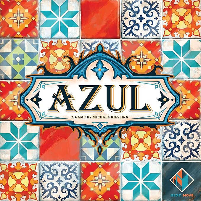 Azul Board Game - Strategic Tile-Placement Game for Family Fun, Great Game for Kids and Adults, Ages 8+, 2-4 Players, 30-45 Minute Playtime, Made by Plan B Games