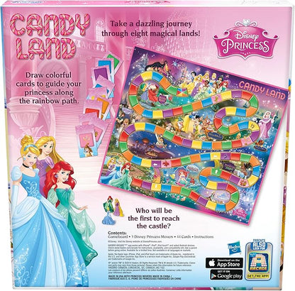 Hasbro Gaming Candy Land Disney Princess Edition Board Game | Preschool Games for 2-3 Players | Family Games for Kids | Easter Gifts for Boys & Girls | Ages 3+ (Amazon Exclusive)