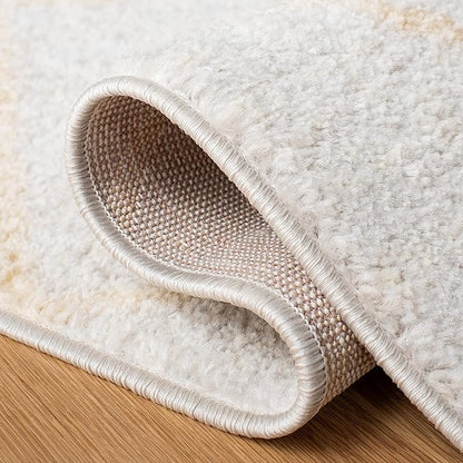 SAFAVIEH Adirondack Collection Accent Rug - 4' x 6', Ivory & Gold, Modern Geometric Design, Non-Shedding & Easy Care, Ideal for High Traffic Areas in Entryway, Living Room, Bedroom (ADR241C)